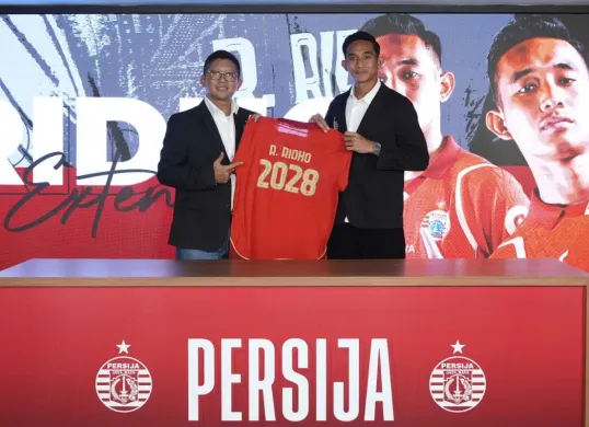 Rizky Ridho resmi perpanjang kontrak bersama Persija Jakarta. (Sumber: persija.id)