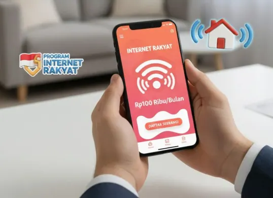Program internet rakyat. (Sumber: Gemini AI)
