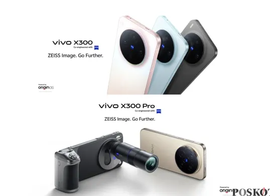 Perbandingan Spesifikasi Vivo X300 vs Vivo X300 Pro (Sumber: vivo.com)