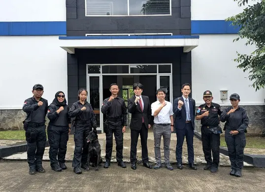 Balai Besar Rehabilitasi Badan Narkotika Nasional (BNN) menerima kunjungan Delegasi Japan Coast Guard (JCG) pada Kamis, 20 November 2025. (Sumber: Dok. BNN)