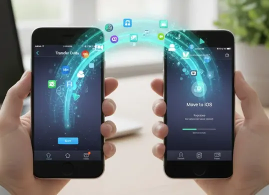 Cara transfer data dari Android ke iPhone. (Sumber: Gemini AI)