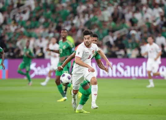 Sandy Walsh menjadi pencetak gol dalam laga Arab Saudi vs Timnas Indonesia di Kualifikasi Piala Dunia 2026. (Sumber: Instagram/@sandywalsh)