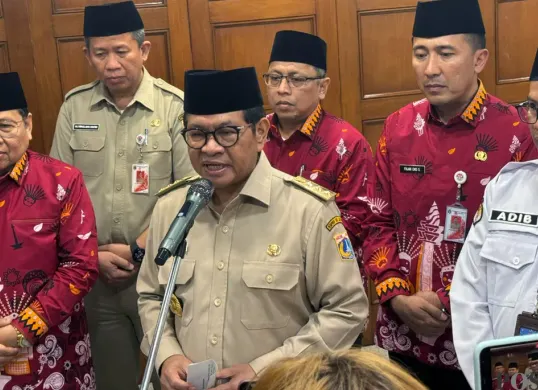 Gubernur Jakarta, Pramono Anung. (Sumber: Poskota/M. Tegar Jihad)