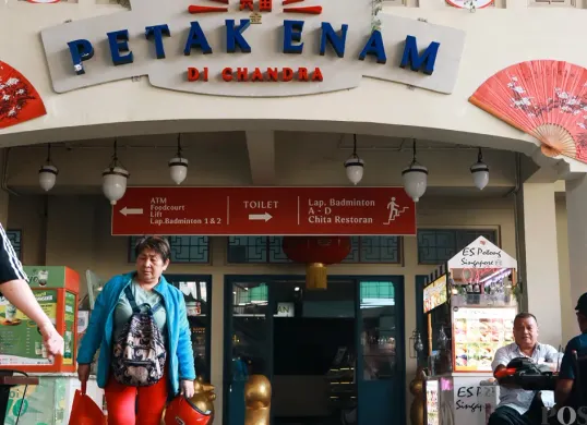 Petak Enam, salah satu destinasi wisata kuliner di kawasan Glodok, Jakarta Barat. (Sumber: POSKOTA | Foto: Dhiya Ahmad/M2)