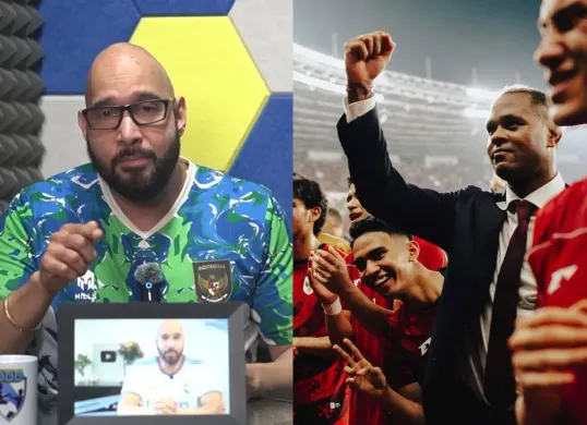Bung Binder prediksi posisi Patrick Kluivert sebagai pelatih Timnas Indonesia tetap aman dan tidak akan dipecat PSSI. (Sumber: tangkapan layar)