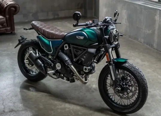 Ducati Scrambler Nightshift 2026 hadir dengan warna hijau zamrud baru. (Sumber: Ducati)