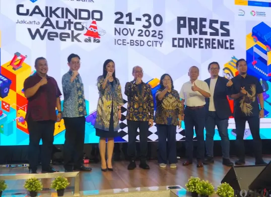 Cek harga dan jadwal pelaksanaan Gaikindo Jakarta Auto Week (GJAW) 2025 yang berlangsung di ICE BSD.  (Sumber: Poskota/Erwan Hartawan)