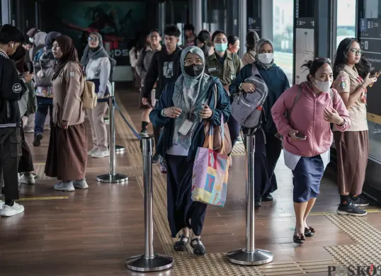 Halte CSW jadi salah satu lokasi terdampak mati lampu Jakarta hari ini, Kamis, 23 April 2026. (Sumber: Poskota/Bilal Nugraha Ginanjar)