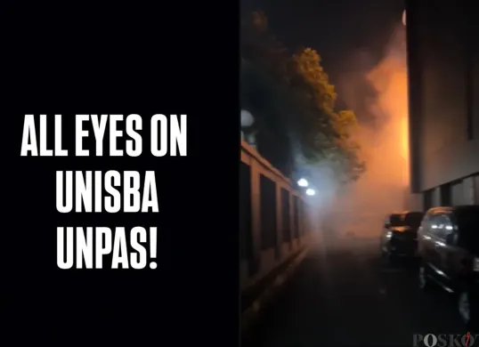 Viral Seruan All Eyes On Unisba Unpas Buntut Penembakan Gas Air Mata dan Peluru Karet Dini Hari Tadi (Sumber: Instagram/kolektifa dan X/@_KierkegaardS)