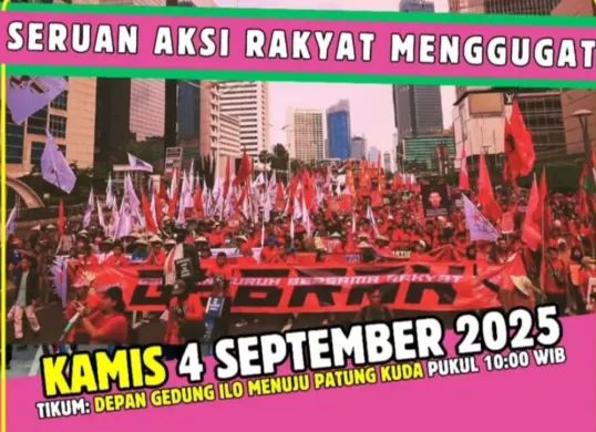 Info demo Kamis, 4 September 2025 (Sumber: Instagram @kabarburuh)