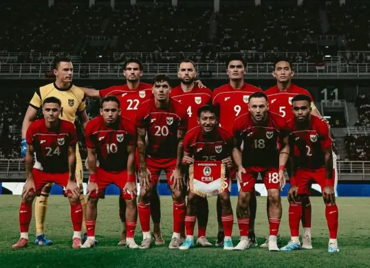 Ranking FIFA Timnas Indonesia naik tipis (Sumber: Instagram)