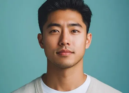 Visualisasi deepfake yang memanipulasi wajah seseorang secara realistis. (Sumber: Pinterest)