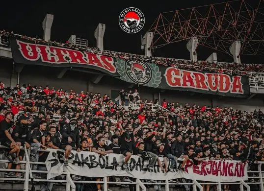 Potret suporter Timnas Indonesia. (Sumber: Instagram/@ultrasgarudaofficial)
