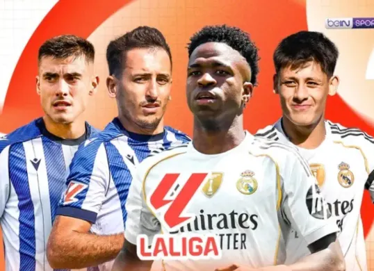 Tonton live streaming Real Sociedad vs Real Madrid di pekan ke-4 LaLiga 2025/2026 (Sumber: Vidio.com)