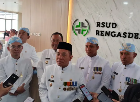 Bupati Karawang Aep Syaepuloh meresmikan RSUD Rengasdengklok bertepatan dengan peringatan HUT Karawang ke-392. (Sumber: Istimewa)