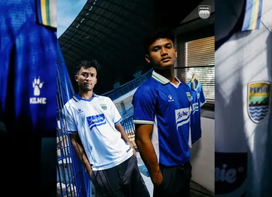 Jersey baru bertema Bandung City untuk ACL Two 2025/2026 (Sumber: Instagram/@persib)