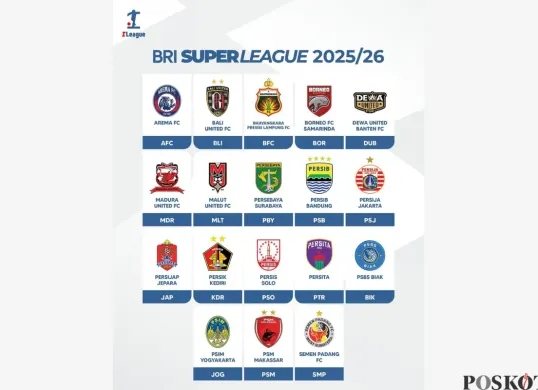 Jadwal BRI Super League 2025/2026 Pekan ke-12 (Sumber: Instagram/liga1match/Edited Muhammad Ibrahim)