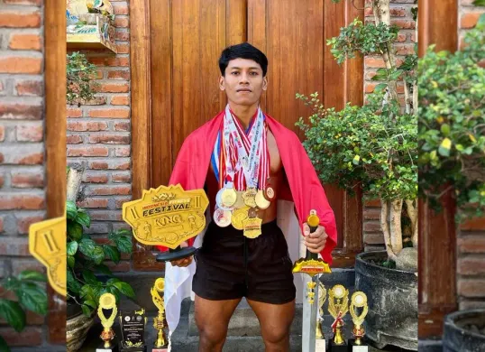 Potret atlet powerlifting Wahyu Surya di akun instagram pribadinya. (Sumber: Instagram/@__wahyusurya)