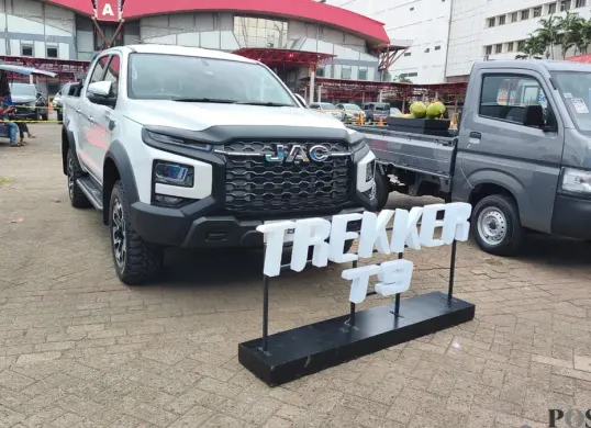 JAC Trekker T9 EV yang dirancang untuk kebutuhan medan berat (Sumber: Poskota/ Erwan Hartawan)