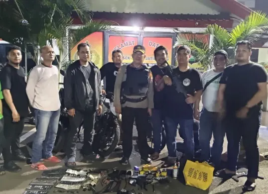 Barang bukti yang berhasil diamankan oleh pihak kepolisian. (Sumber: Istimewa)