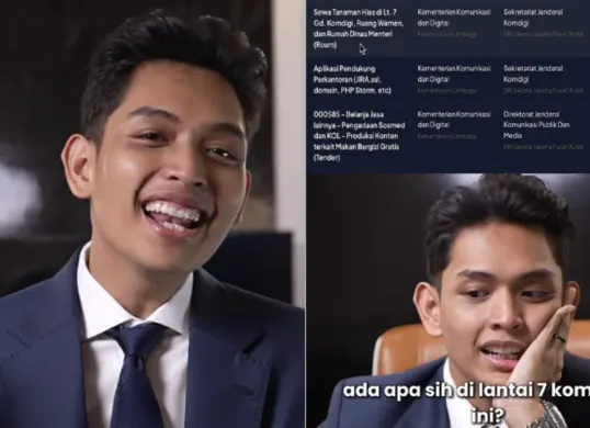 Temuan pengadaan unik di Komdigi menjadi perbincangan, dari pemeliharaan akuarium hingga sewa tanaman hias bernilai miliaran rupiah yang dinilai tidak wajar. (Sumber: Instagram/@abilsudarman)