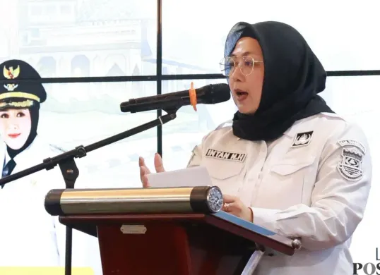 Wakil Bupati (Wabup) Tangerang, Intan Nurul Hikmah. (Sumber: Poskota/Veronica Prasetio)