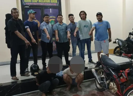 Polres Metro Jakarta Pusat menangkap komplotan jambret yang merampas ponsel milik warga negara asing (WNA) di kawasan Sawah Besar, Jakarta Pusat. (Sumber: Dok. Polres Metro Jakarta Pusat)