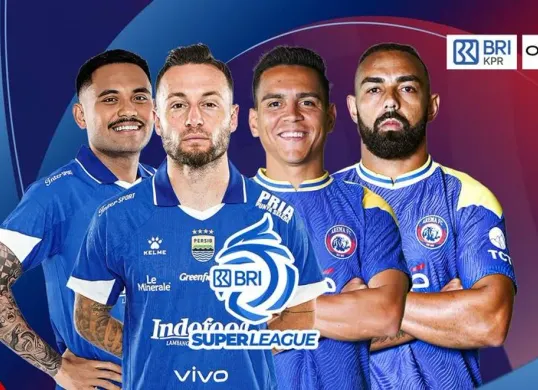 Live streaming Persib Bandung vs Arema FC di BRI Super League 2025/2026. (Sumber: Vidio.com)