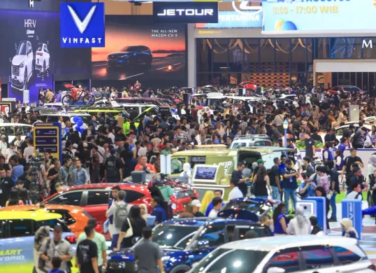 Pameran GIIAS 2026 di ICE BSD, Tangerang. (Sumber: Gaikindo)
