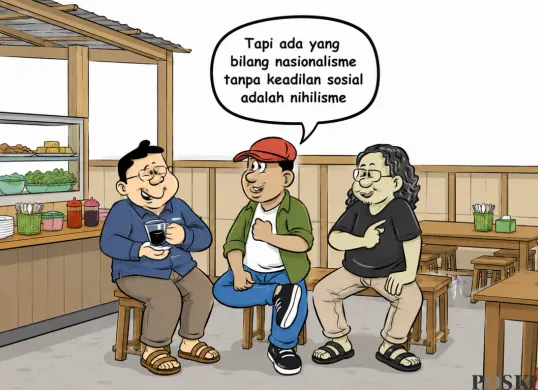 Ilustrasi Obrolan Warteg, Sabtu, 1 Agustus 2026. (Sumber: Poskota/Arif Setiadi)