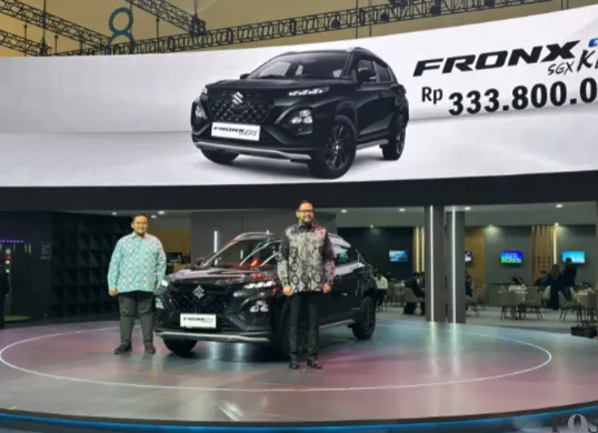 Harga Suzuki Fronx SGX Hybrid Kuro. (Sumber: Poskota/Aldi Harlanda Irawan)