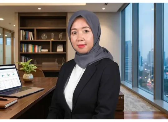 Sosok Curie Maharani Savitri yang diisukan mengisi posisi Menteri Pertahanan dalam Kabinet Bayangan. (Sumber: Generad AI)