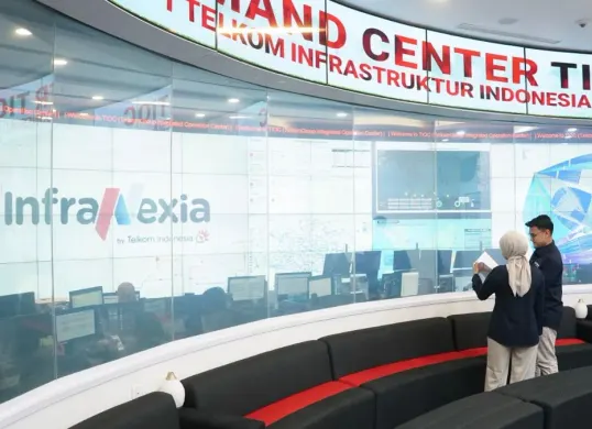 InfraNexia mencatatkan kinerja keuangan semester pertama 2026 dengan pertumbuhan positif pada sejumlah indikator utama. (Sumber: Dok. Telkom)