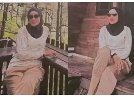 Sosok Maliya Finda, pendaki asal Surabaya berusia 51 tahun yang ditemukan meninggal dunia di dasar jurang Gunung Piramid, Bondowoso, setelah sempat dilaporkan hilang bersama pemandu lokal. (Sumber: X/@NaraSenyap)
