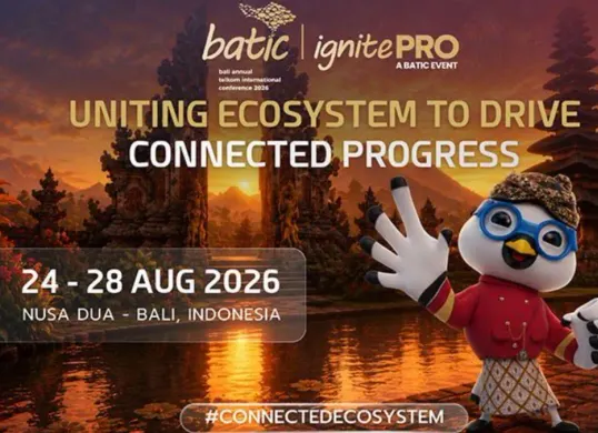 Penyelenggaraan Bali Annual Telkom International Conference (BATIC) 2026 ke-11 di Bali International Convention Center (BICC), The Westin Resort Nusa Dua, Bali, pada 24–28 Agustus 2026. (Sumber: Istimewa)
