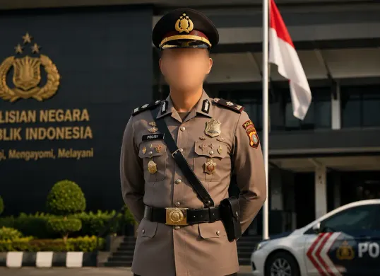 Ilustrasi - Seorang oknum perwira Polres Bone inisial Ipda MA diduga terobos lampu merah dan tabrak motor hingga menyebabkan seorang balita tewas. (Sumber: ChatGPT)