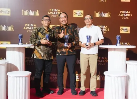 bank bjb menyabet lima penghargaan kategori Titanium Awards dalam ajang PRIMA Awards 2026. (Sumber: Dok. Istimewa)