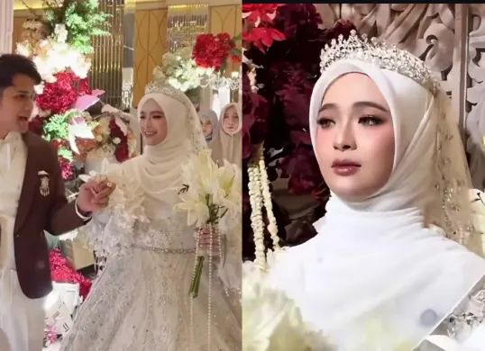 Profil dan biodata Ning Najma Tsuroyya, istri pendakwah muda Kadam Sidik. (Sumber: Instagram/@aliphildan dan @anaszahrin)