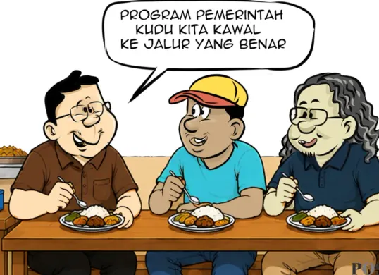 Ilustrasi Obrolan Warteg, Senin, 10 Agustus 2026. (Sumber: Pos Kota/Arif Setiadi)