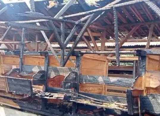 Kandang kambing milik peternak di Kampung Bojong Kelor, Desa Tapos, Kecamatan Cadasari, Kabupaten Pandeglang, Banten. (Sumber: Dok. Istimewa)