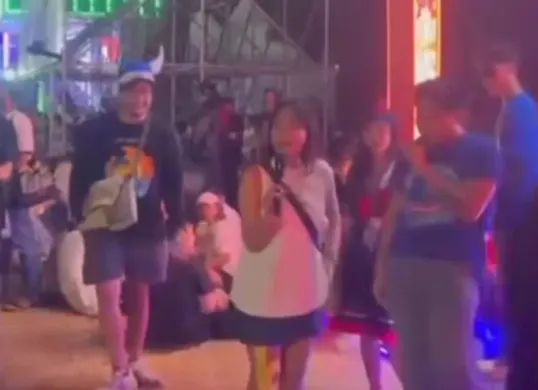 Sosok perempuan baju putih yang diduga sebagai penginisiasi challenge hafalan Alquran berhadiah miras ramai dicari publik. (Sumber: Threads)