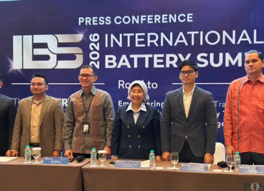 IBS 2026 jadi wadah kolaborasi pemerintah, industri, akademisi, investor, dan peneliti untuk mendorong inovasi serta mempercepat pengembangan ekosistem baterai nasional. (Sumber: Poskota/Aldi Harlanda Irawan)