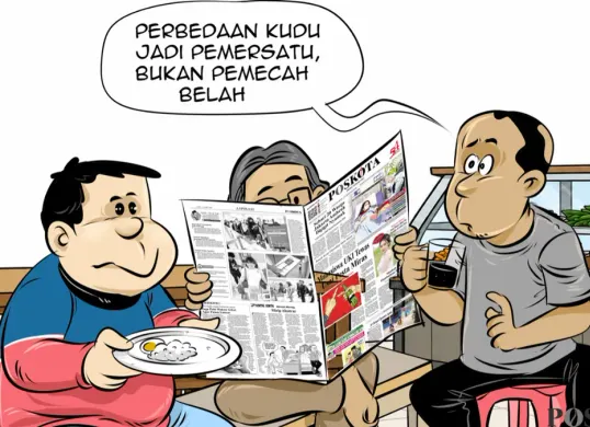 Ilustrasi Obrolan Warteg, Sabtu, 15 Agustus 2026. (Sumber: Pos Kota/ Arif Setiadi)