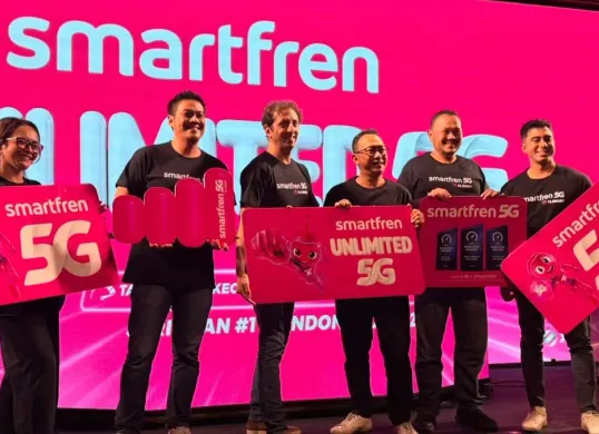 XLSMART lewat layanan SMARTFREN menghadirkan Unlimited 5G. (Sumber: Dok. XL SMART)