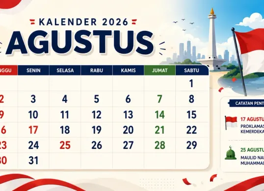 Ilustrasi - Tanggal 25 Agustus 2025 merupakan libur dalam rangka memperingati Maulid Nabi Muhammad SAW. (Sumber: ChatGPT)