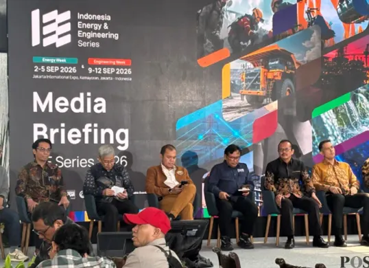 IEE Series 2026 digelar di JIExpo Kemayoran melalui Energy Week dan Engineering Week. (Sumber: Poskota/Aldi Harlanda Irawan)