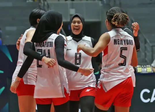 Jadwal Timnas voli putri Indonesia akan segera dimulai pada ajang AVC Women’s Volleyball Continental Championship 2026. (Sumber: Dok.PBVSI)