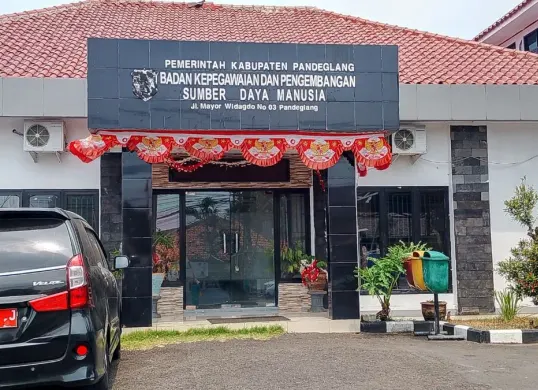 Kantor BKPSDM Kabupaten Pandeglang. (Sumber: Dok. Istimewa)