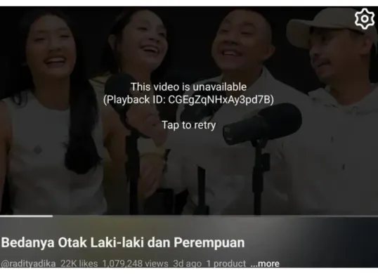 Podcast Raditya Dika bersama Nagita Slavina mendadak jadi perhatian usai episode yang sebelumnya tayang di kanal YouTube sang komika tidak lagi terlihat pada Kamis, 20 Agustus 2026. (Sumber: X/@LambeSahamjja)