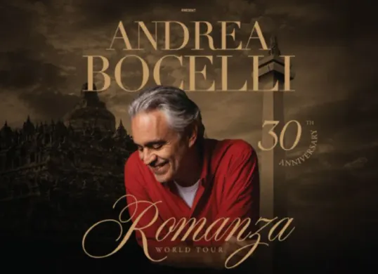 BNI resmi membuka exclusive presale tiket konser Andrea Bocelli “Romanza - 30th Anniversary World Tour”. (Sumber: Dok. BNI)